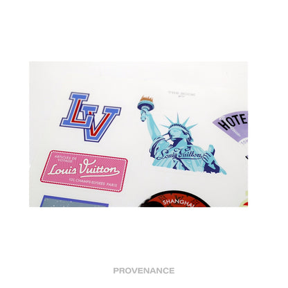 🔴 Louis Vuitton  Sticker Sheet Set - THE BOOK #7