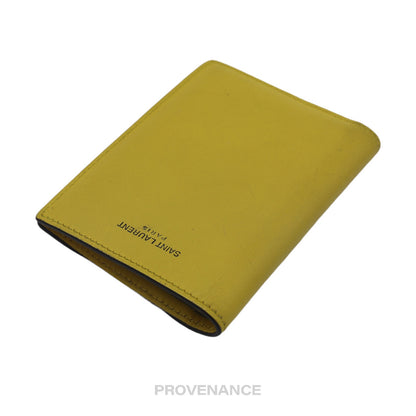 🔴 Saint Laurent Paris SLP Card Holder Wallet - Yellow