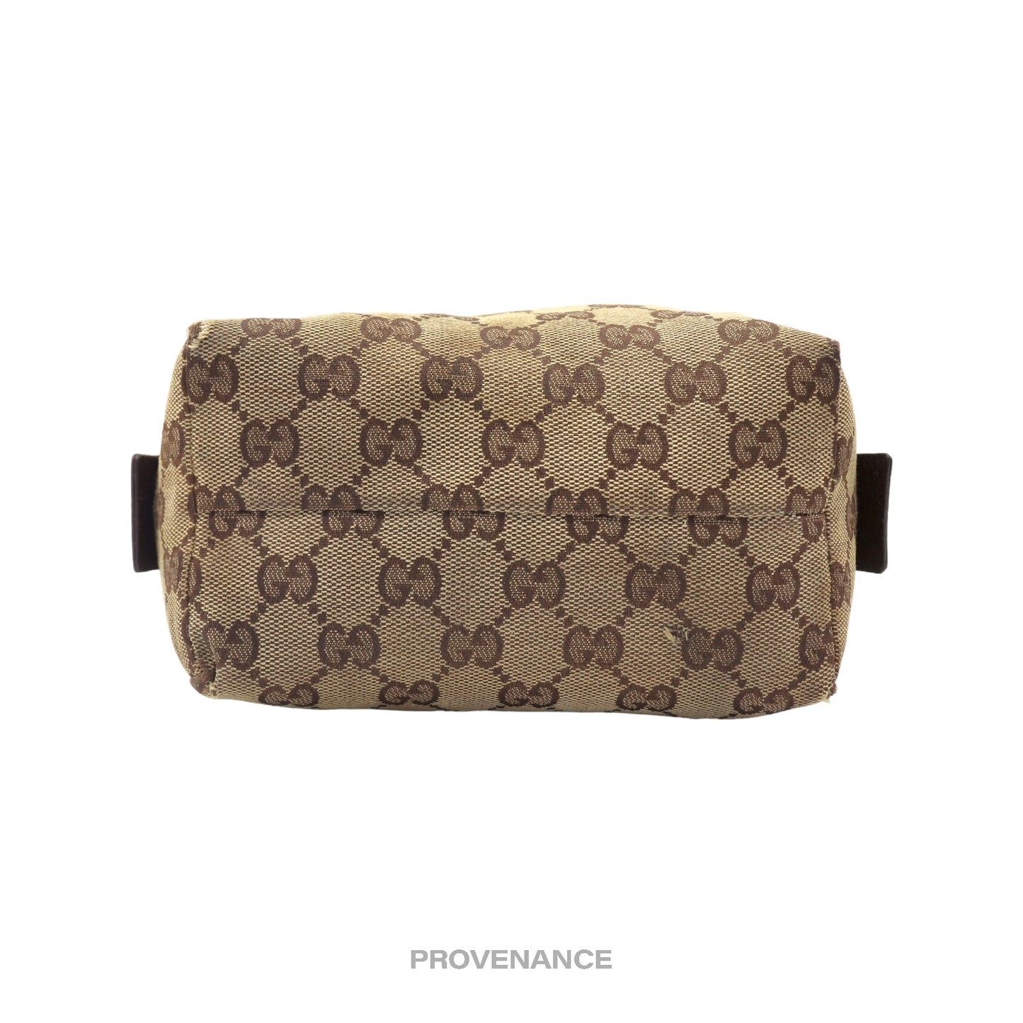 🔴 Gucci Zip Pouch - GG Canvas Brown