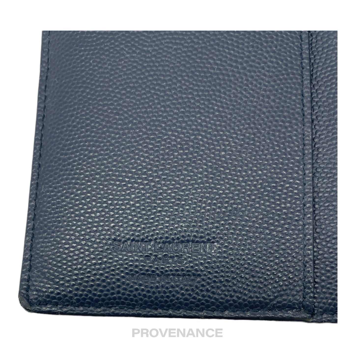 🔴 SLP Zip Long Wallet - Navy Leather