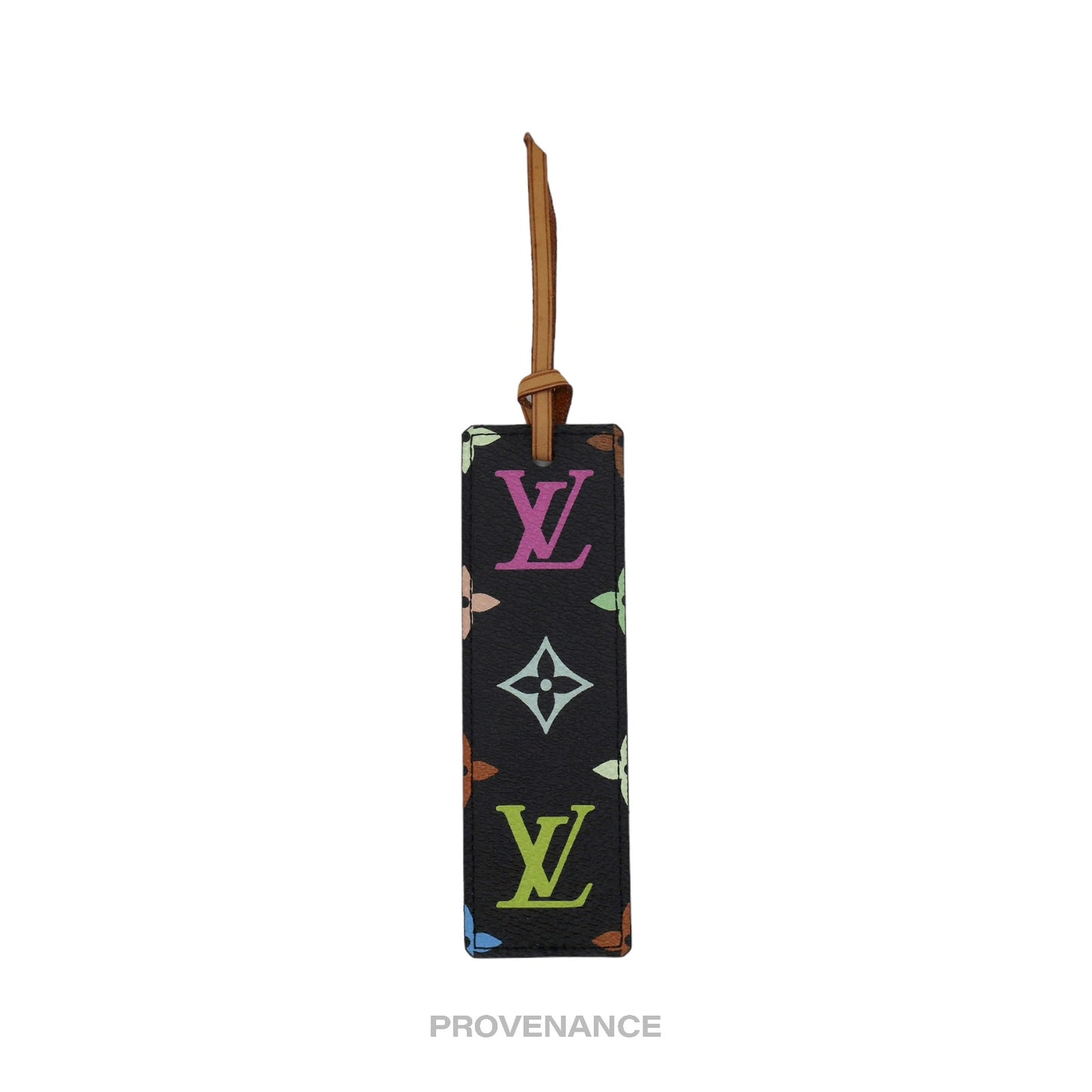 🔴 Louis Vuitton Takashi Murakami Bookmark - Monogram Multicolore Black