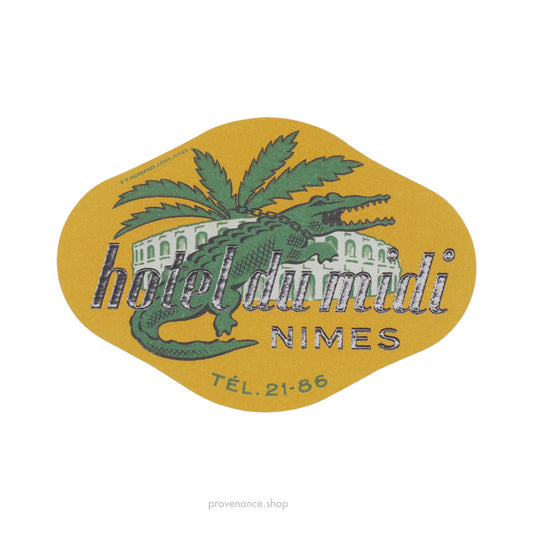 🔴 Hotel Label Sticker Postcard - Hotel Dumidi Nimes