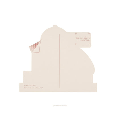 🔴 Louis Vuitton Airline Label Postcard Sticker- REALI LINEE OLANDESI