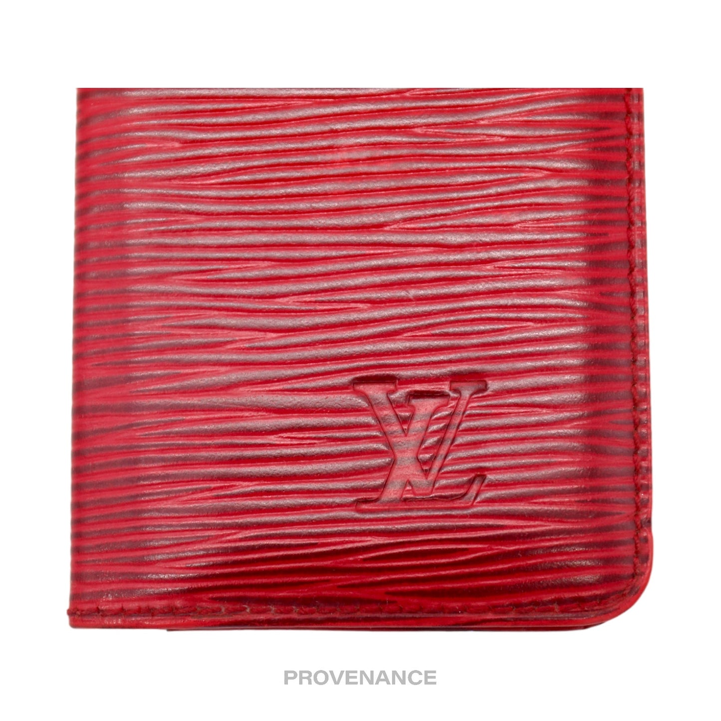 🔴 Louis Vuitton "MALLETIER" PO Wallet - Red Epi