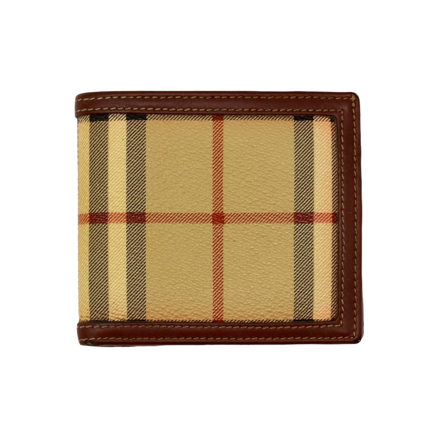 🔴 Burberry Bifold Wallet - Nova Check Brown