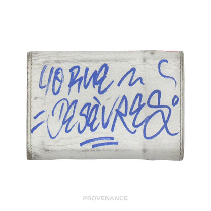 🔴 Balenciaga Papier Trifold Wallet - Graffiti France