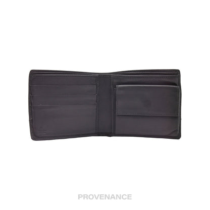 🔴 Gucci Bifold Wallet - Black MicroGuccissima Leather