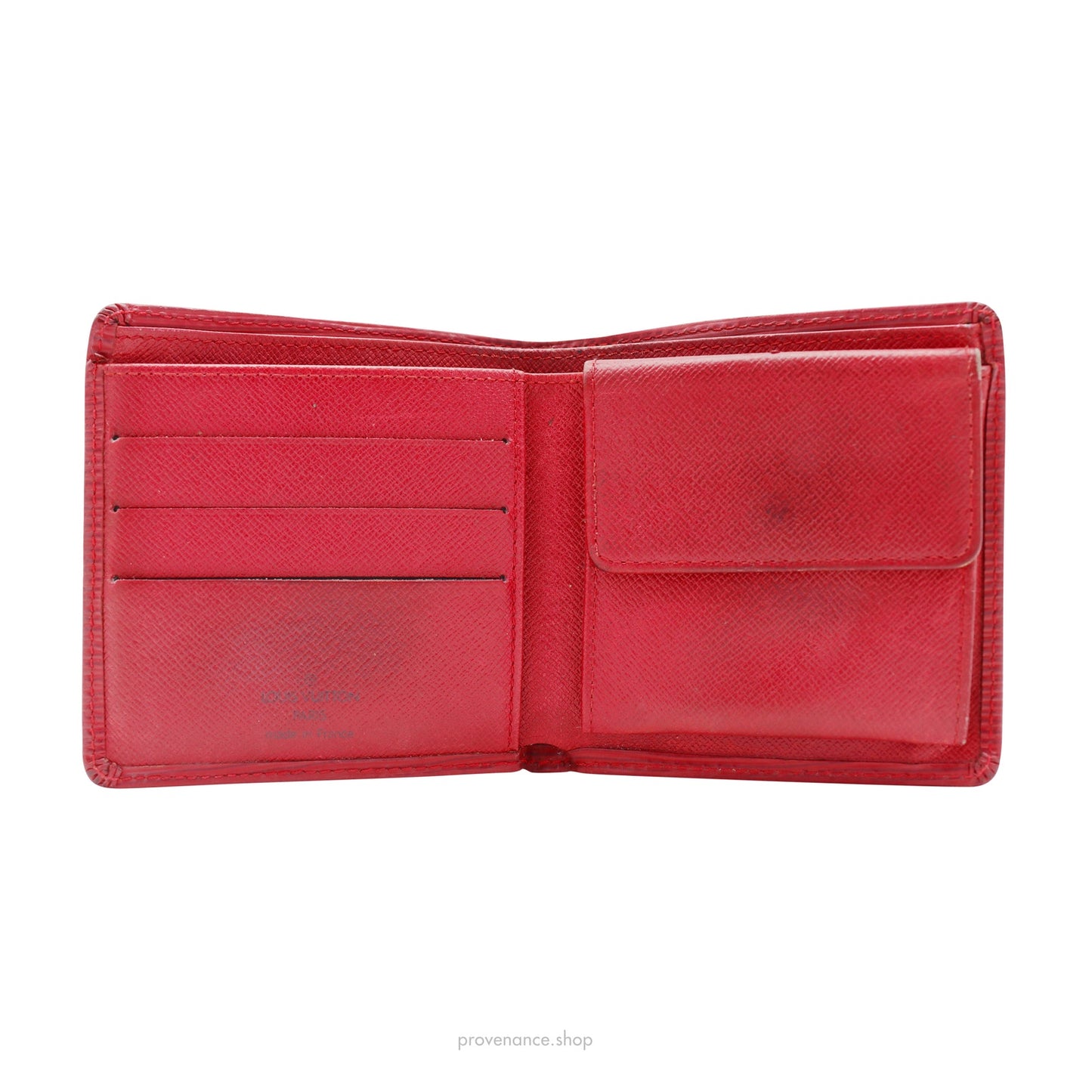 🔴 Louis Vuitton Marco Wallet - Red Epi Leather