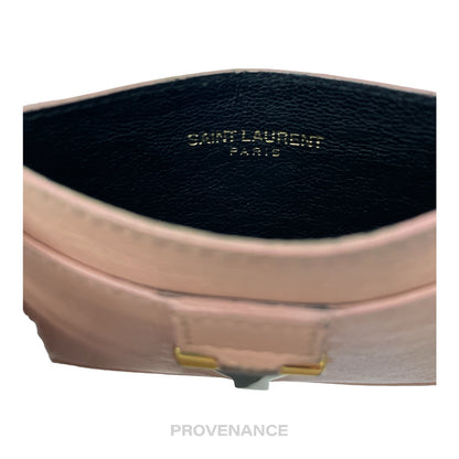 🔴 Saint Laurent Paris SLP YSL Cardholder Wallet - Blush