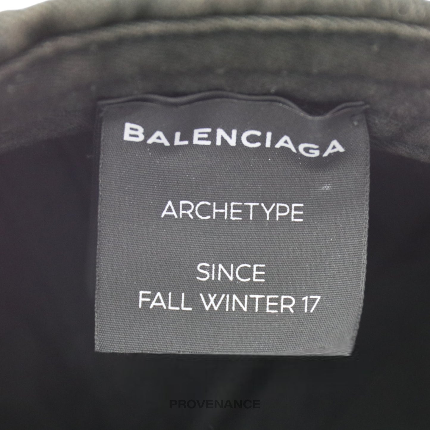 🔴 Balenciaga Embroidered Logo Cap - Washed Black