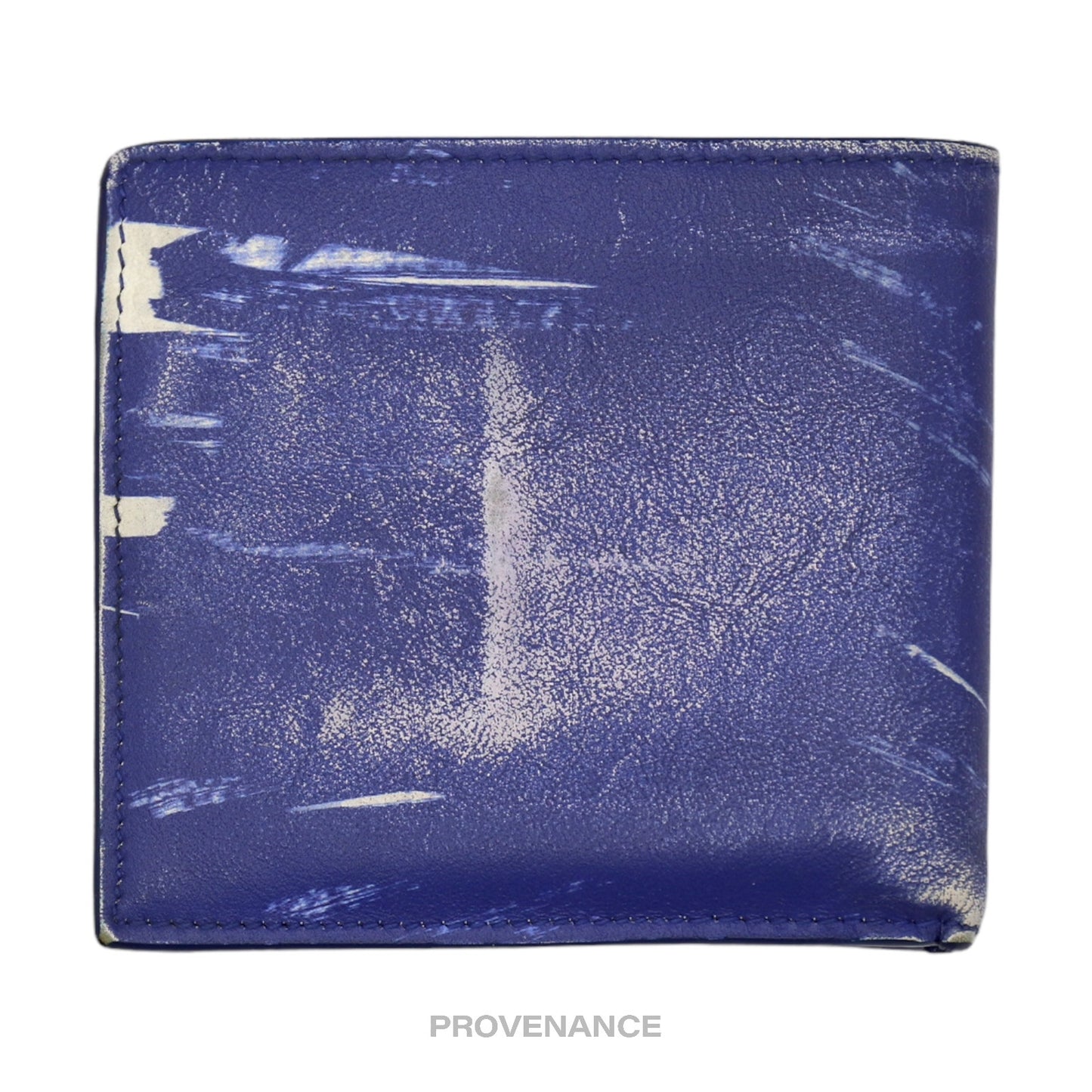 🔴 Balenciaga Wallet - Blue Abstract