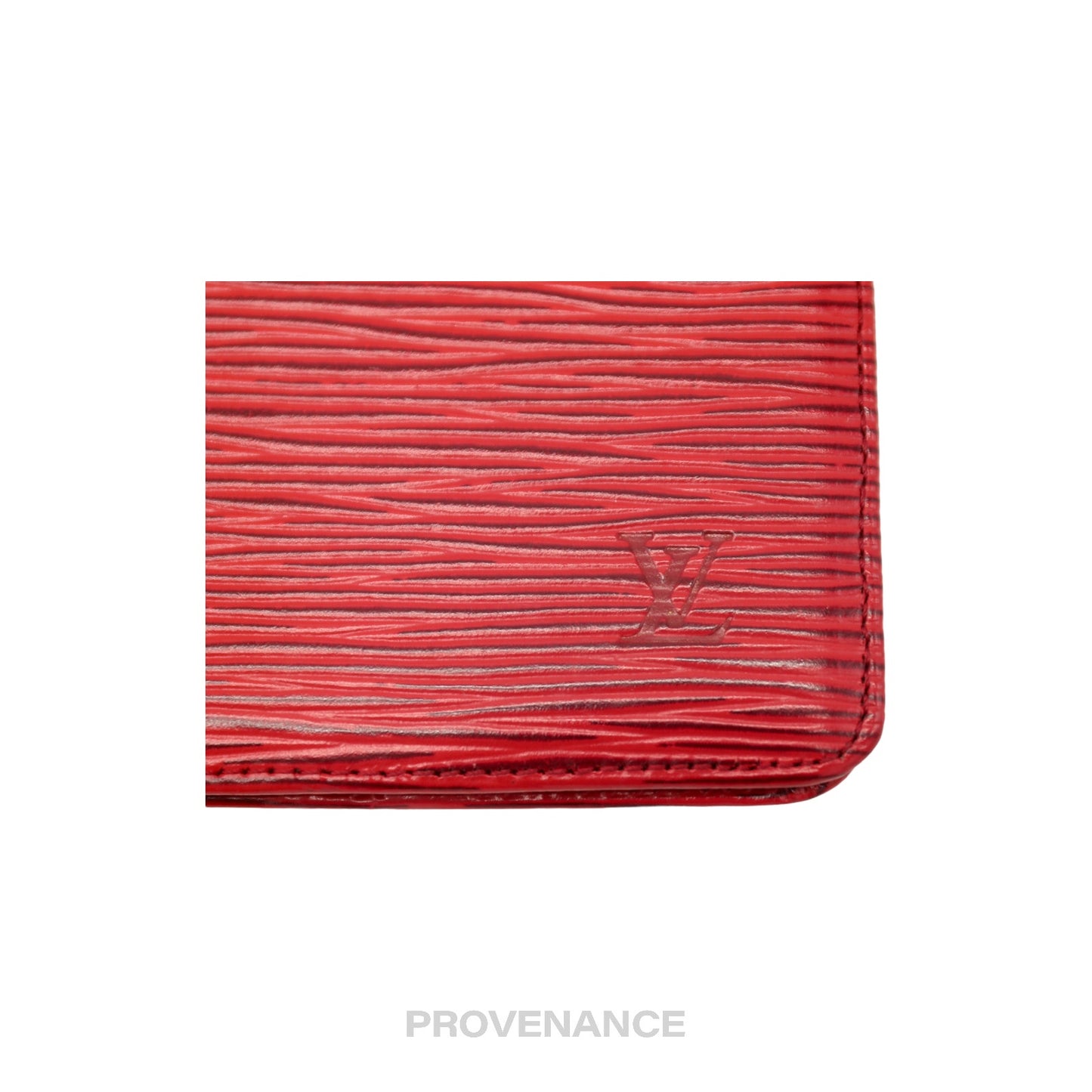 🔴 Louis Vuitton 6CC Bifold Wallet - Red Epi Leather