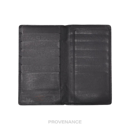 🔴 Louis Vuitton Long Wallet - Black Epi