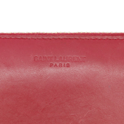 🔴 SLP Zip Long Wallet - Poppy Red Leather