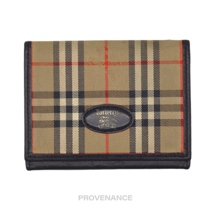 🔴 Burberry ID Card Wallet - Nova Check