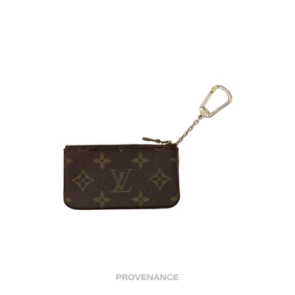 🔴 Louis Vuitton SMALL "f" Key Pouch Cles - Monogram