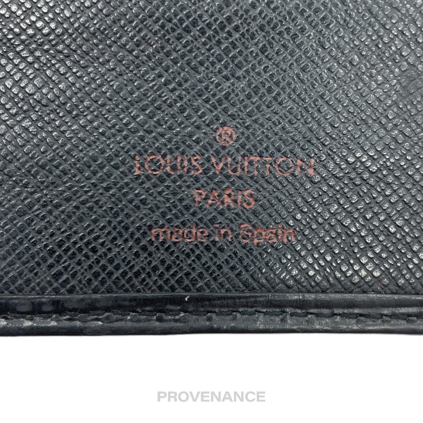 🔴 Louis Vuitton Long Wallet - Black Epi