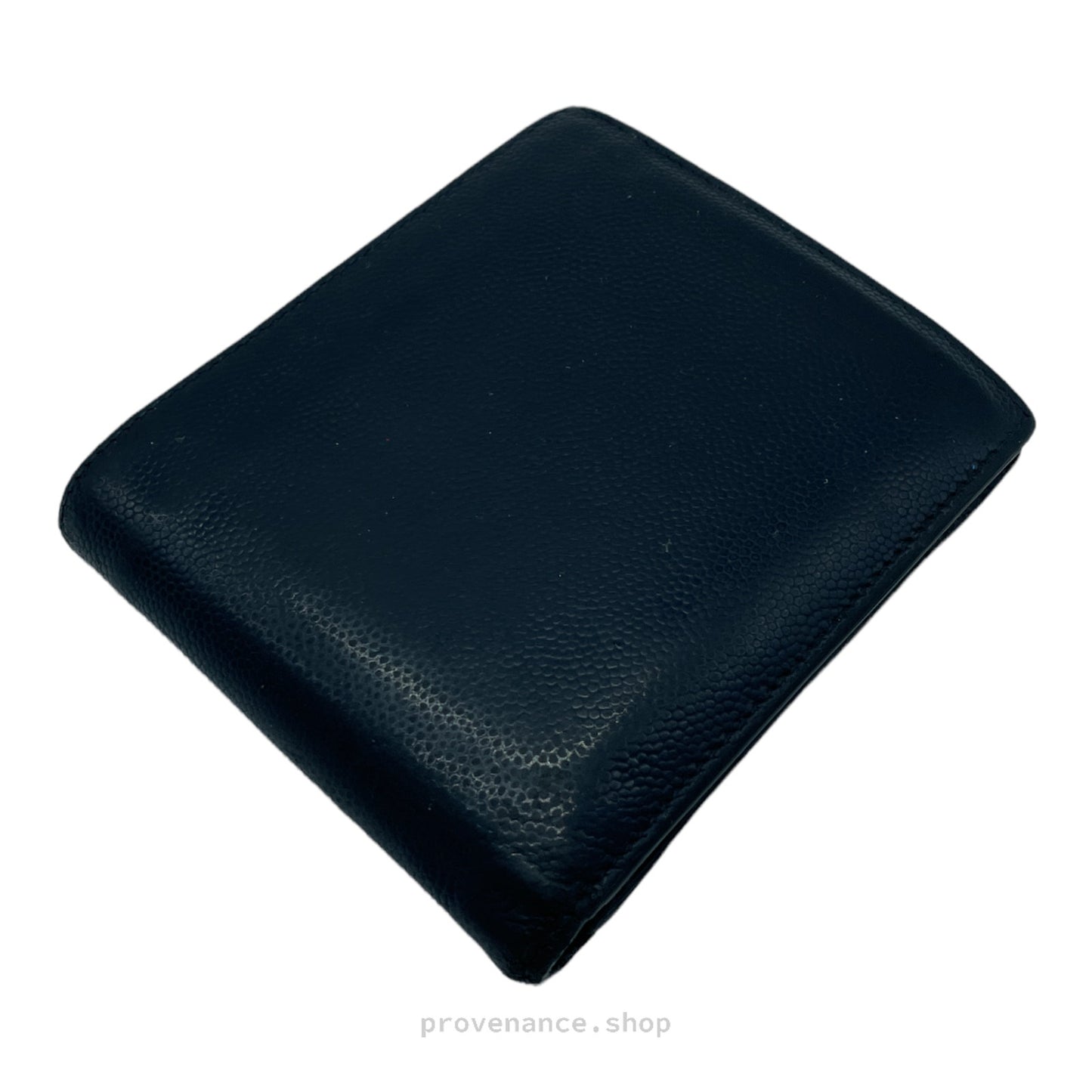 🔴 Saint Laurent Paris SLP Bifold Wallet - Navy