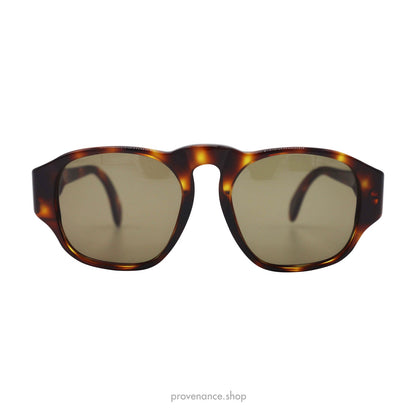 🔴 Chanel Double CC Sunglasses - Brown Tortoise - 01452