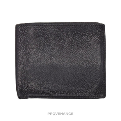 🔴 Hermes 10CC Bifold Wallet - Black Chevre Leather