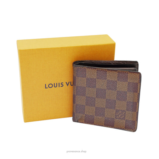 🔴 Louis Vuitton Centenaire Edition Marco Wallet - Damier Ebene