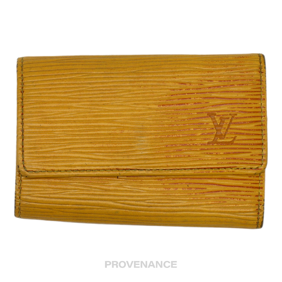 🔴 Louis Vuitton 6 Key Holder - Tassil Yellow Epi Leather