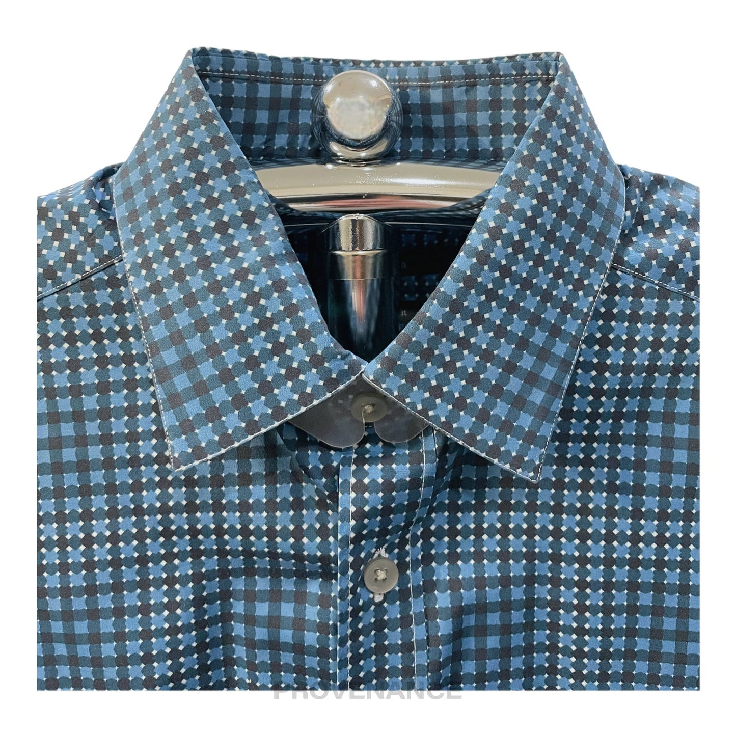 🔴 Z Zegna Button Down Shirt - Blue