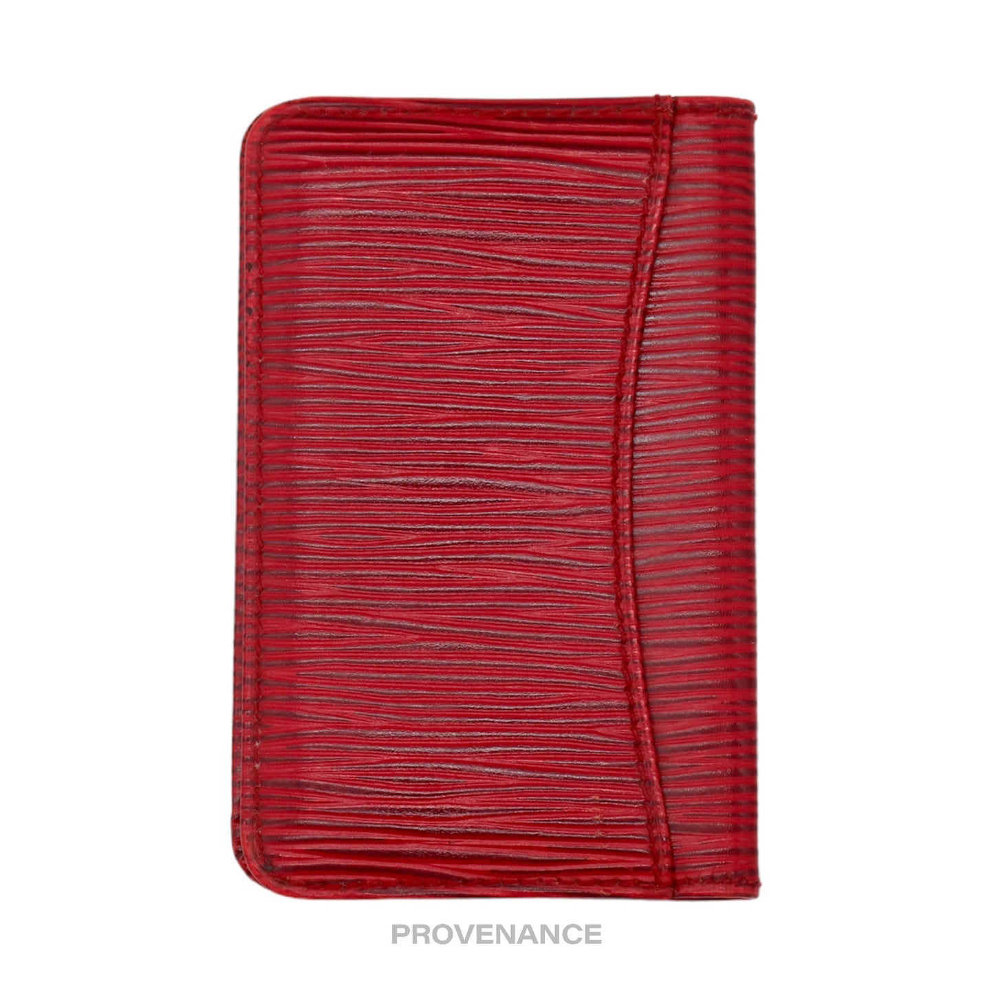 🔴 Louis Vuitton "MALLETIER" PO Wallet - Red Epi