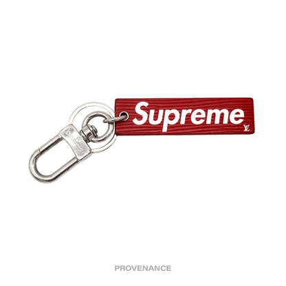 🔴 Louis Vuitton Supreme Keychain - Red