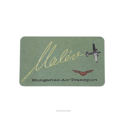 🔴 Louis Vuitton Airline Label Postcard Sticker- Hungarian Air Transport