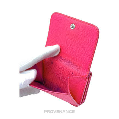 🔴 Balenciaga BB Trifold Wallet - Pink