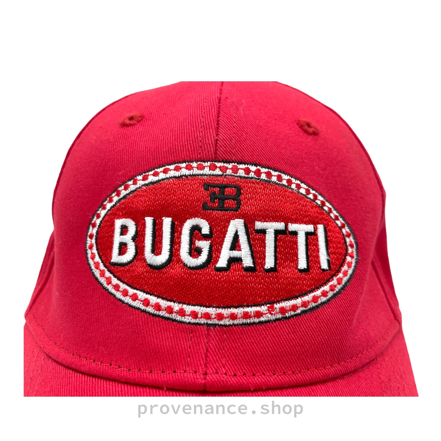🔴 Bugatti Embroidered Logo Cap - Red