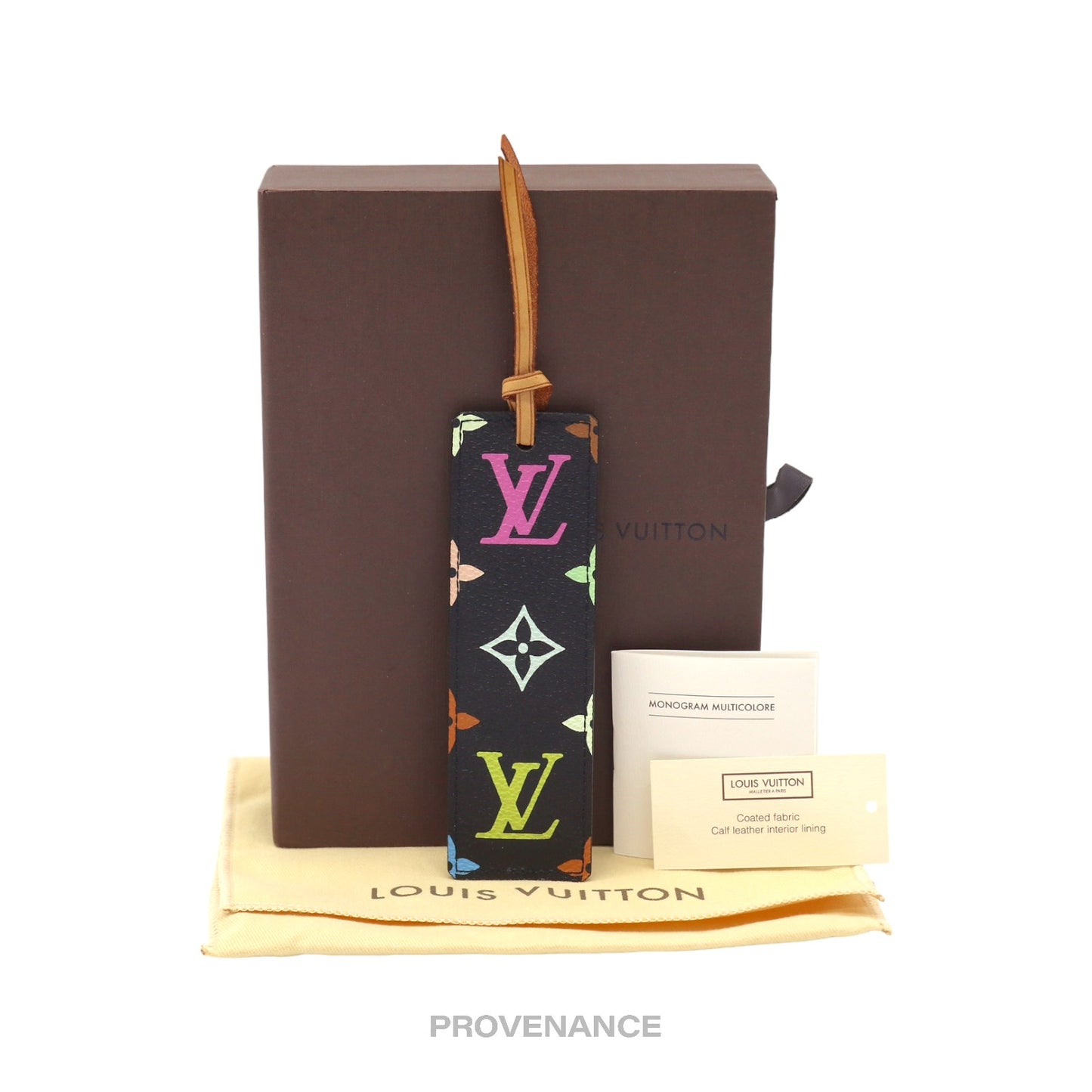 🔴 Louis Vuitton Takashi Murakami Bookmark - Monogram Multicolore Black