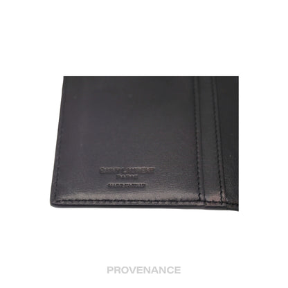 🔴 Saint Laurent Paris SLP Long Wallet - Black