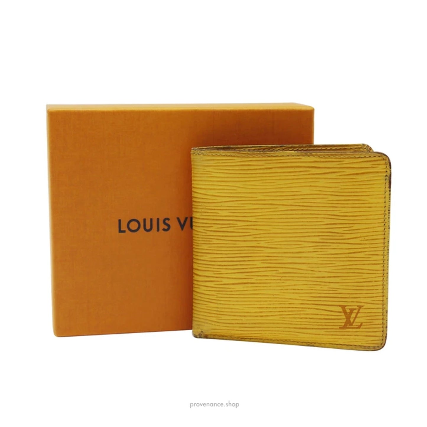 🔴 Louis Vuitton Marco Wallet - Tassil Yellow Epi Leather