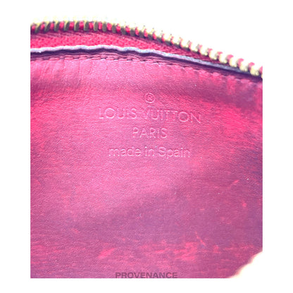 🔴 Louis Vuitton Key Pouch Cles - Red Epi Leather