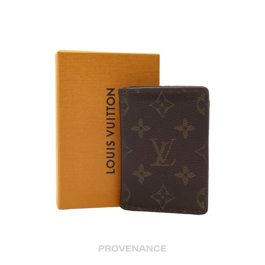 🔴 Louis Vuitton Pocket Organizer Wallet - Monogram