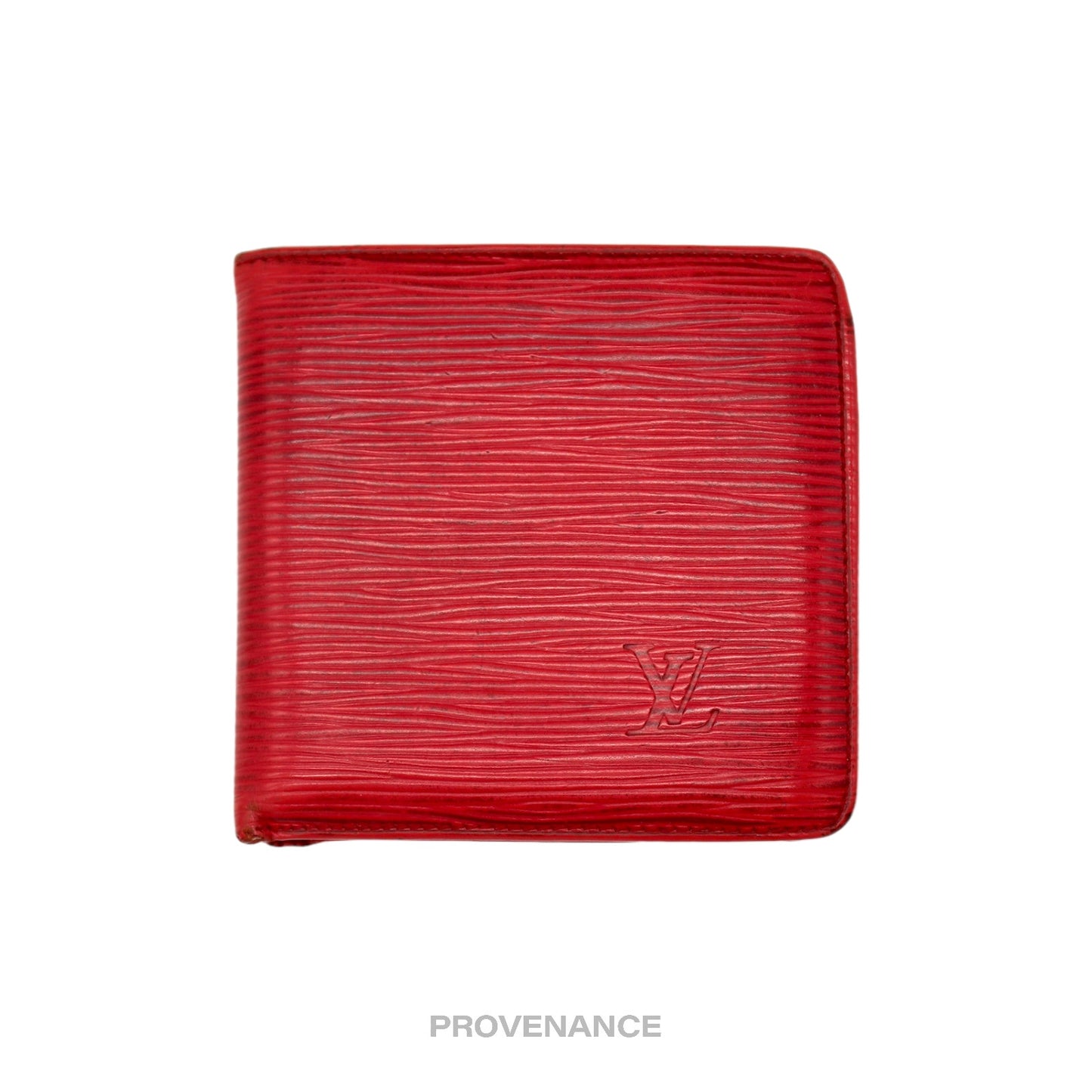 🔴 Louis Vuitton MALLETIER Marco Wallet - Red Epi Leather