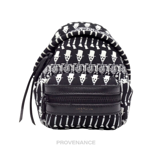 🔴 Saint Laurent Paris SLP City Backpack Keychain - Skeleton
