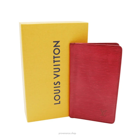 🔴 Louis Vuitton Long Wallet - Red Epi Leather