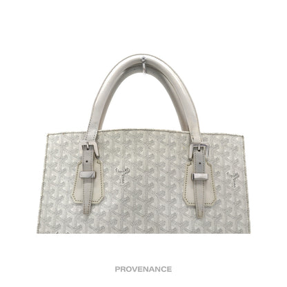 🔴 Goyard Comores Tote Bag - White Goyardine