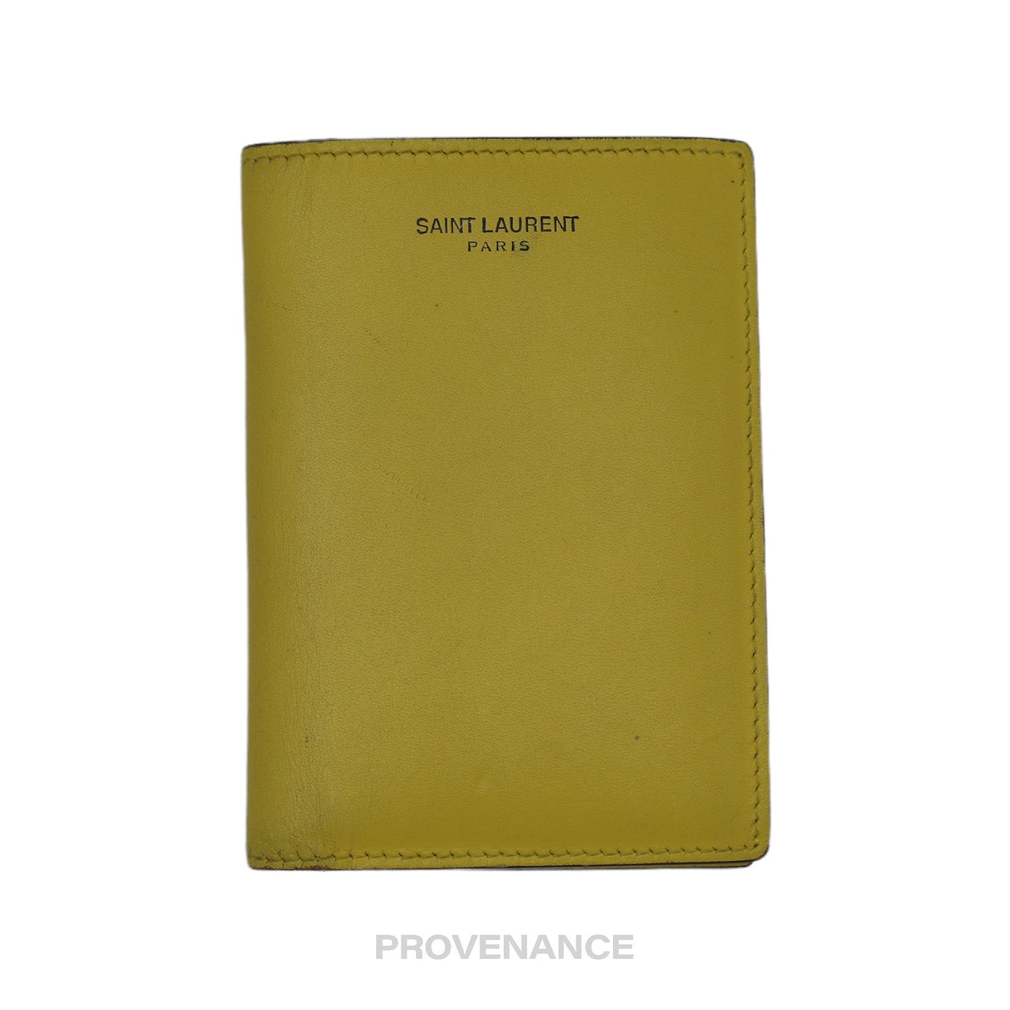 🔴 Saint Laurent Paris SLP Card Holder Wallet - Yellow