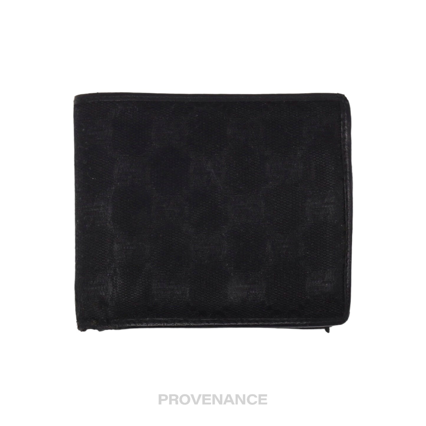 🔴 Gucci GG Bifold Wallet - Black  GG Canvas