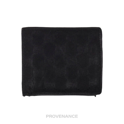 🔴 Gucci GG Bifold Wallet - Black  GG Canvas