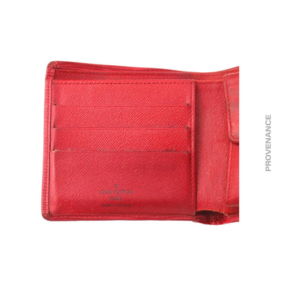 🔴 Louis Vuitton Marco Wallet - Red Epi Leather