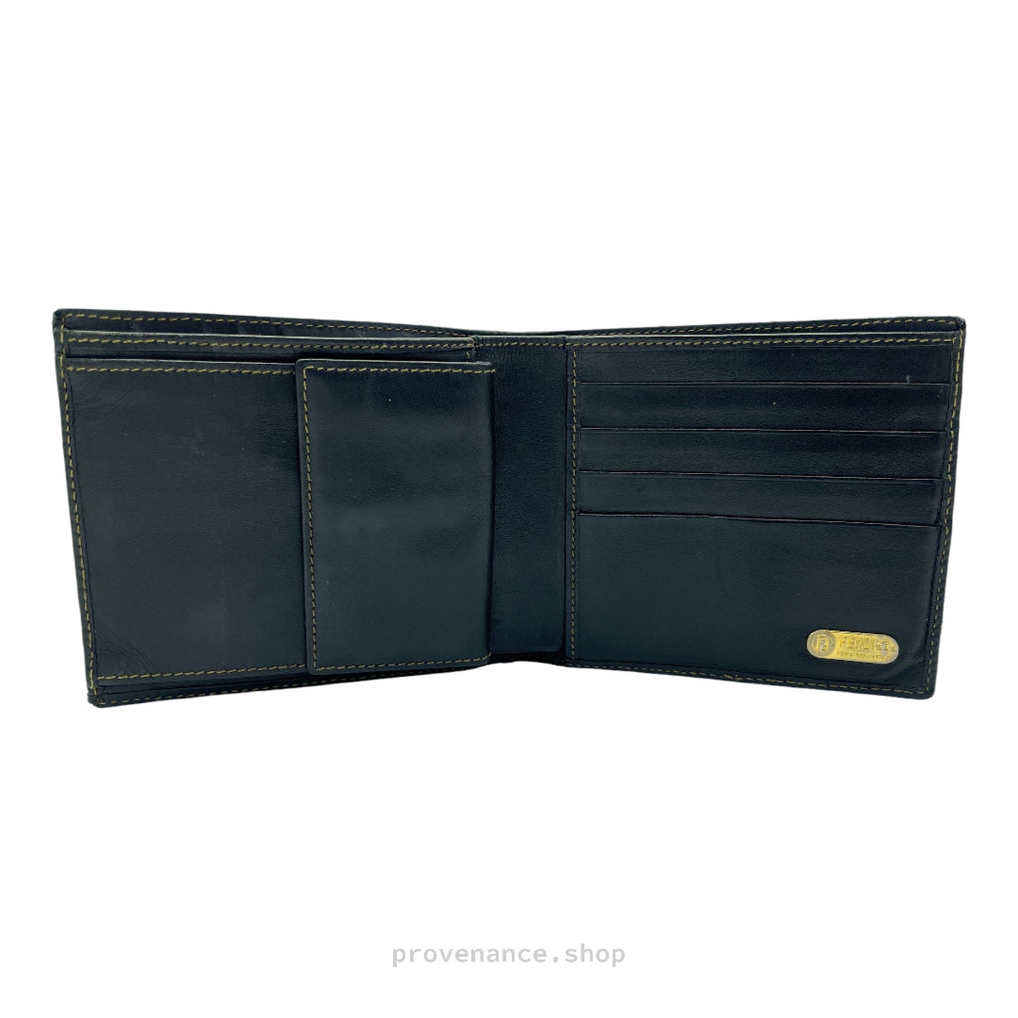 🔴 Fendi Bifold Wallet - FF Pequin