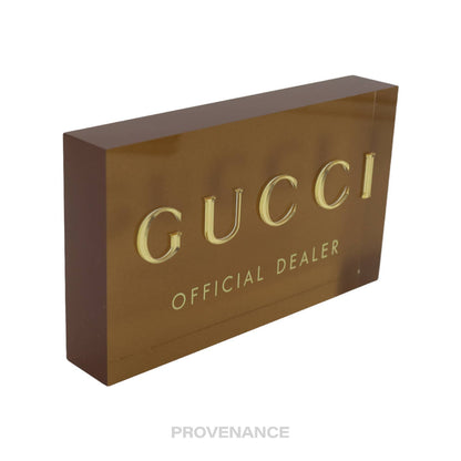 🔴 Gucci Official Dealer Retail Store Sign