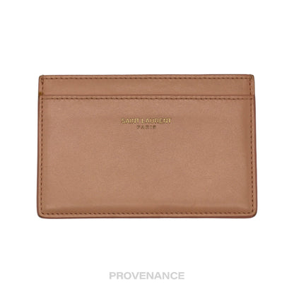 🔴 Saint Laurent Paris SLP YSL Cardholder Wallet - Blush