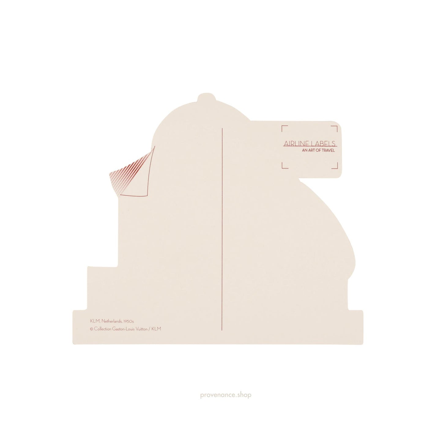 🔴Airline Label Postcard Sticker- REALI LINEE OLANDESI