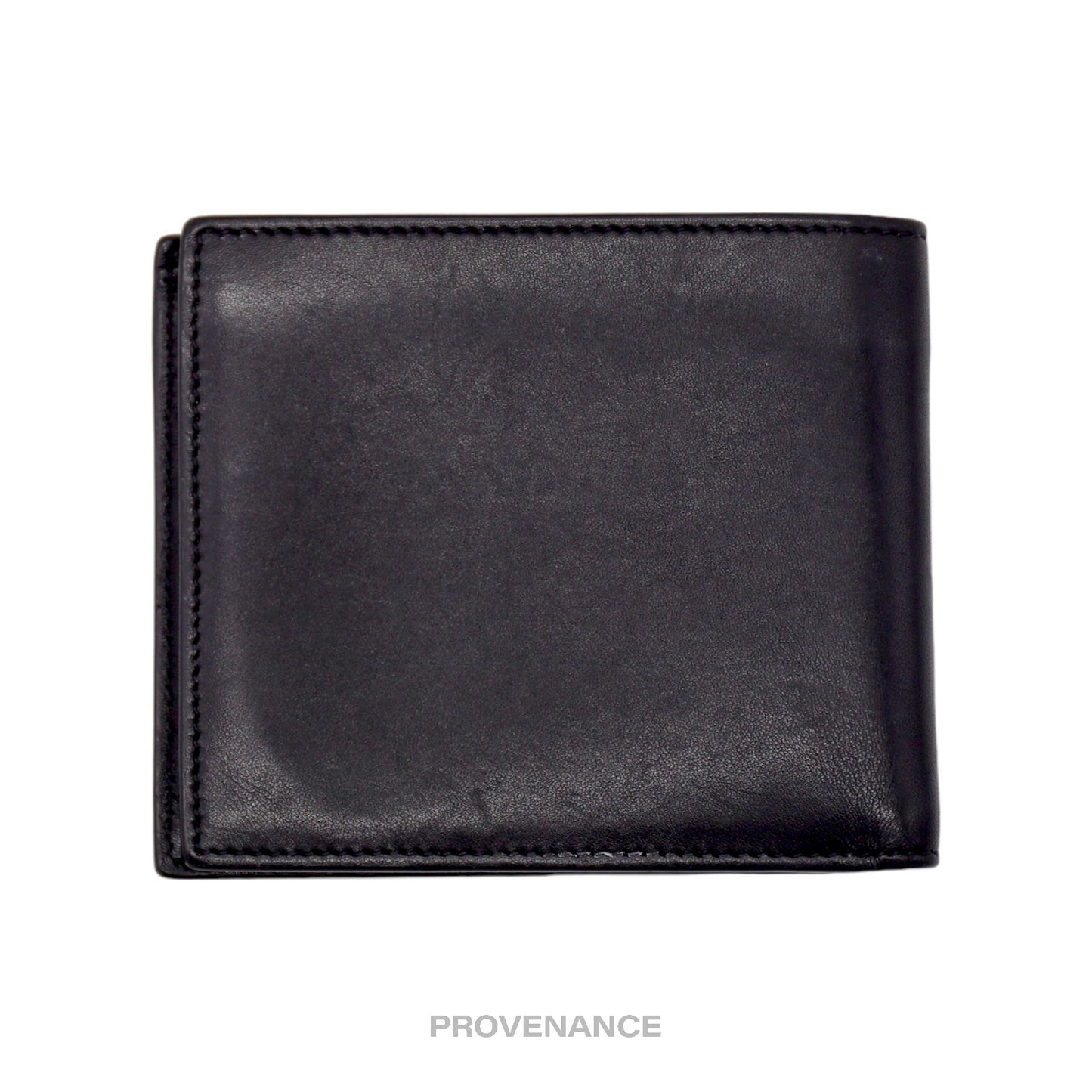 🔴 Givenchy 8CC Address Bifold Wallet - Black Leather